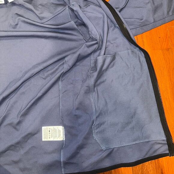 Nike Tech Lightweight Men's Blue and Navy zip up Hoodie - Picture 5 of 6